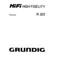 GRUNDIG R301 Owners Manual GRUNDIG R301 Owners Manual