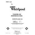 WHIRLPOOL MW8550XL0 Parts Catalog WHIRLPOOL MW8550XL0 Parts Catalog