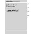 PIONEER DEH-3000MP/XN/EW5 Owners Manual PIONEER DEH-3000MP/XN/EW5 Owners Manual
