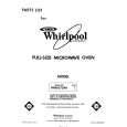 WHIRLPOOL MW8570XR1 Parts Catalog WHIRLPOOL MW8570XR1 Parts Catalog