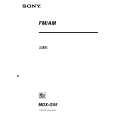 SONY MDXG55 Owners Manual SONY MDXG55 Owners Manual