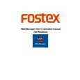 FOSTEX WAVMANAGER Owners Manual FOSTEX WAVMANAGER Owners Manual