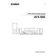 YAMAHA AVX-S80 Instrukcja Obsługi YAMAHA AVX-S80 Instrukcja Obsługi