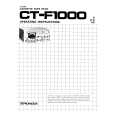 PIONEER CT-F1000 Owners Manual PIONEER CT-F1000 Owners Manual