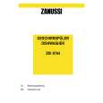 ZANUSSI ZDI6764X Owners Manual ZANUSSI ZDI6764X Owners Manual