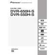 PIONEER DVR-550H-S/TAXV5 Owners Manual PIONEER DVR-550H-S/TAXV5 Owners Manual