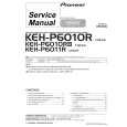 PIONEER KEH-P6010RB/X1B/EW Service Manual PIONEER KEH-P6010RB/X1B/EW Service Manual