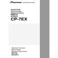 PIONEER CP-7EX/XTW1/E Owners Manual PIONEER CP-7EX/XTW1/E Owners Manual