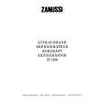 ZANUSSI ZI5160 Owners Manual ZANUSSI ZI5160 Owners Manual
