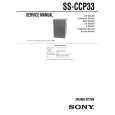SONY SSCCP33 Service Manual SONY SSCCP33 Service Manual