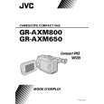 JVC GR-AXM650U(C) Owners Manual JVC GR-AXM650U(C) Owners Manual