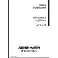 ARTHUR MARTIN ELECTROLUX AR8493B Owners Manual ARTHUR MARTIN ELECTROLUX AR8493B Owners Manual