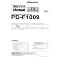 PIONEER PD-F1009 Service Manual PIONEER PD-F1009 Service Manual