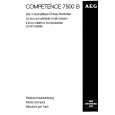 AEG 7500B-BCH Owners Manual AEG 7500B-BCH Owners Manual