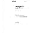 SONY XM-2000R Owners Manual SONY XM-2000R Owners Manual