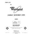WHIRLPOOL MW1500XS0 Parts Catalog WHIRLPOOL MW1500XS0 Parts Catalog