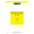 ZANUSSI FJS1084 Owners Manual ZANUSSI FJS1084 Owners Manual