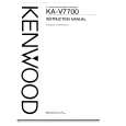 KENWOOD KAV7700 Owners Manual KENWOOD KAV7700 Owners Manual