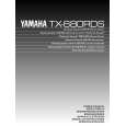YAMAHA TX-680RDS Owners Manual YAMAHA TX-680RDS Owners Manual