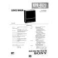 SONY KPR4620 Service Manual SONY KPR4620 Service Manual