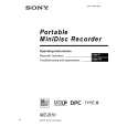 SONY MZB10 Owners Manual SONY MZB10 Owners Manual