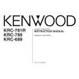 KENWOOD KRC-689 Owners Manual KENWOOD KRC-689 Owners Manual