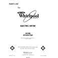WHIRLPOOL LE5200XTM0 Parts Catalog WHIRLPOOL LE5200XTM0 Parts Catalog