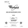 WHIRLPOOL MW3600XW1 Parts Catalog WHIRLPOOL MW3600XW1 Parts Catalog
