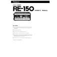 ROLAND RE-150 Owners Manual ROLAND RE-150 Owners Manual