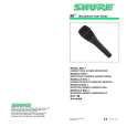 SHURE BG21 Owners Manual SHURE BG21 Owners Manual