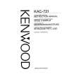 KENWOOD KAC-721 Owners Manual KENWOOD KAC-721 Owners Manual