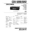 SONY CDX5092 Service Manual SONY CDX5092 Service Manual