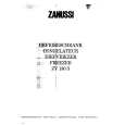 ZANUSSI ZV130S Owners Manual ZANUSSI ZV130S Owners Manual