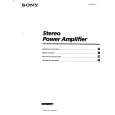 SONY TAN90ES Owners Manual SONY TAN90ES Owners Manual