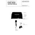 KENWOOD KAC622 Owners Manual KENWOOD KAC622 Owners Manual