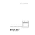 THERMA BOK G.2 SF SW Owners Manual THERMA BOK G.2 SF SW Owners Manual