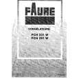 FAURE FCH231W Owners Manual FAURE FCH231W Owners Manual