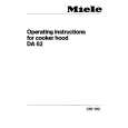 MIELE DA62 Owners Manual MIELE DA62 Owners Manual