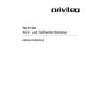 PRIVILEG 752.747-6 Owners Manual PRIVILEG 752.747-6 Owners Manual