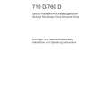 AEG 760D-B Owners Manual AEG 760D-B Owners Manual