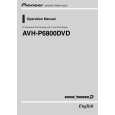 PIONEER AVH-P6800DVD Owners Manual PIONEER AVH-P6800DVD Owners Manual