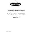 ROSENLEW RTT3152 Owners Manual ROSENLEW RTT3152 Owners Manual
