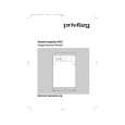 PRIVILEG 262.616 6/10764 Owners Manual PRIVILEG 262.616 6/10764 Owners Manual