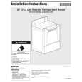 WHIRLPOOL GR556LRKC0 Installation Manual WHIRLPOOL GR556LRKC0 Installation Manual