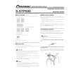 PIONEER S-STP600 Owners Manual PIONEER S-STP600 Owners Manual