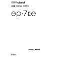 ROLAND EP-7IIE Owners Manual ROLAND EP-7IIE Owners Manual