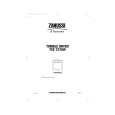 ZANUSSI TCE7276W Owners Manual ZANUSSI TCE7276W Owners Manual