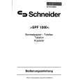 SCHNEIDER SPF1000 Owners Manual SCHNEIDER SPF1000 Owners Manual