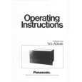 PANASONIC WJAD550 Owners Manual PANASONIC WJAD550 Owners Manual