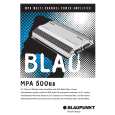 BLAUPUNKT MPA500US Service Manual BLAUPUNKT MPA500US Service Manual